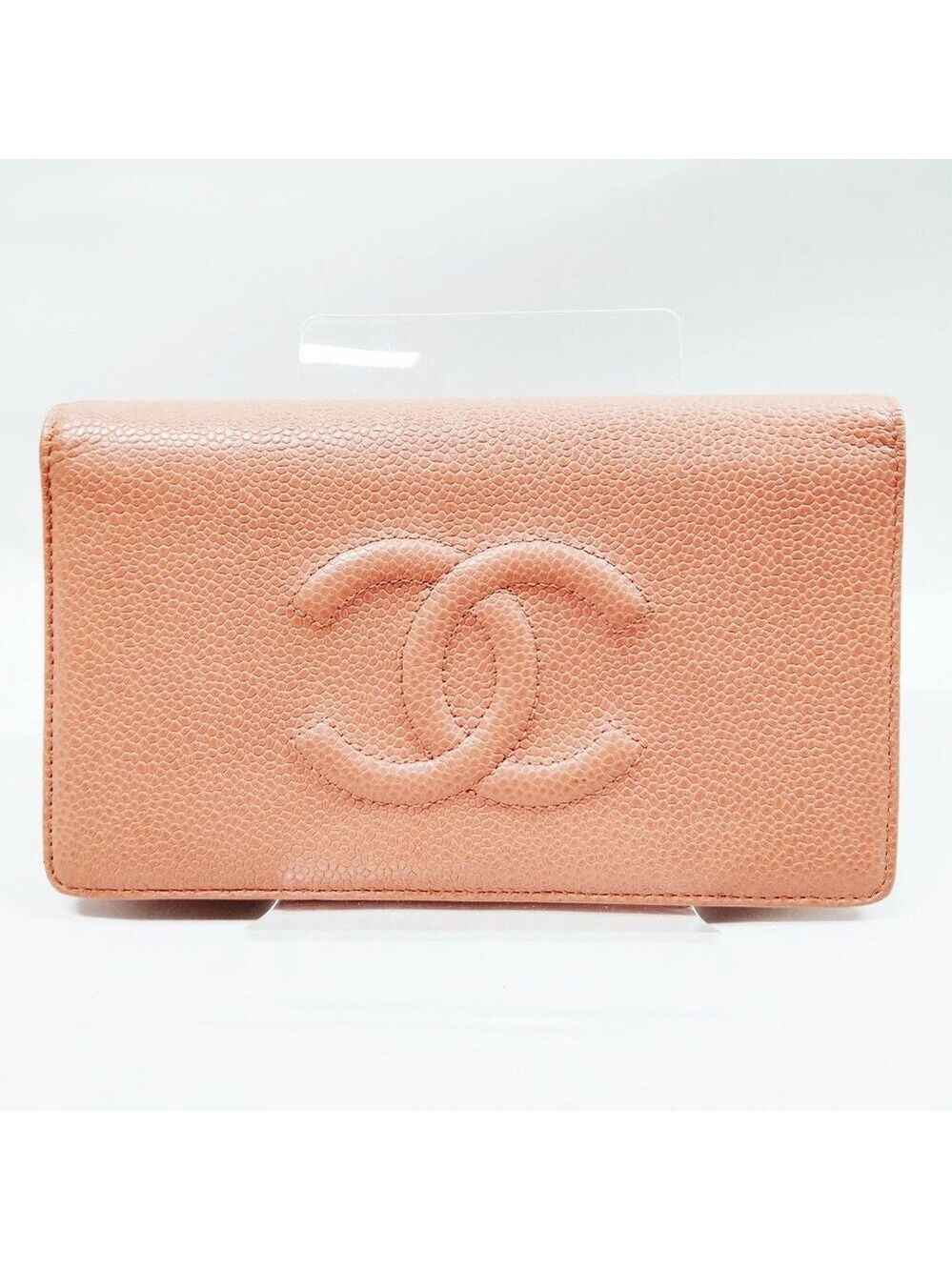 Chanel Long Wallet Pink CaviarSkin 497-070925